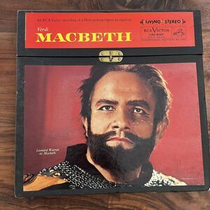 Verdi Macbeth 3xLP Box Set 1959 RCA Victor Red Seal Living Stereo LSC 6147